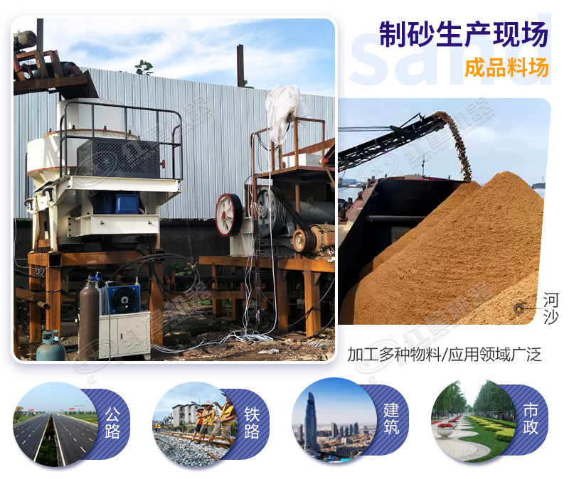 制砂生產(chǎn)線成品質(zhì)量高、效益高